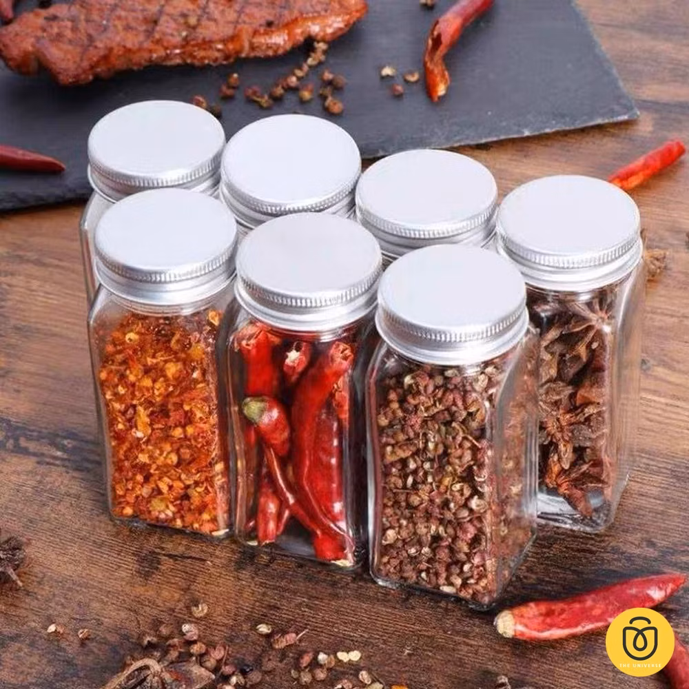 Tempat bumbu kaca